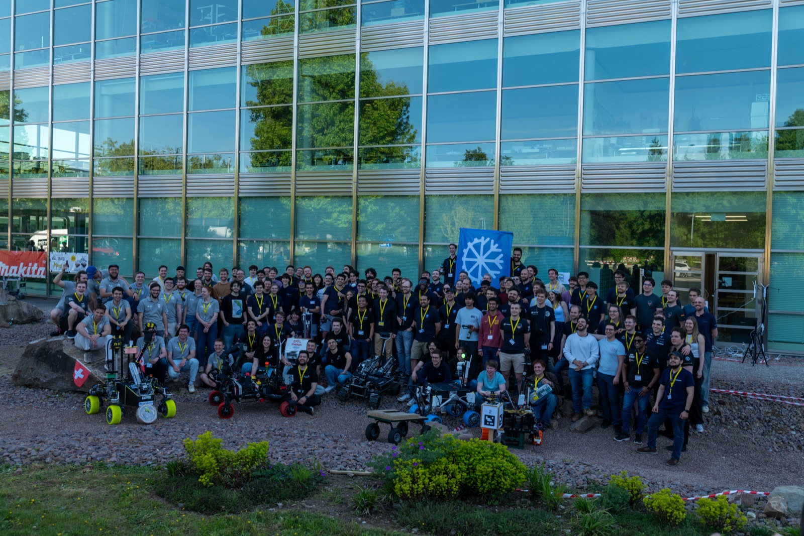all the teams together at the end of the day