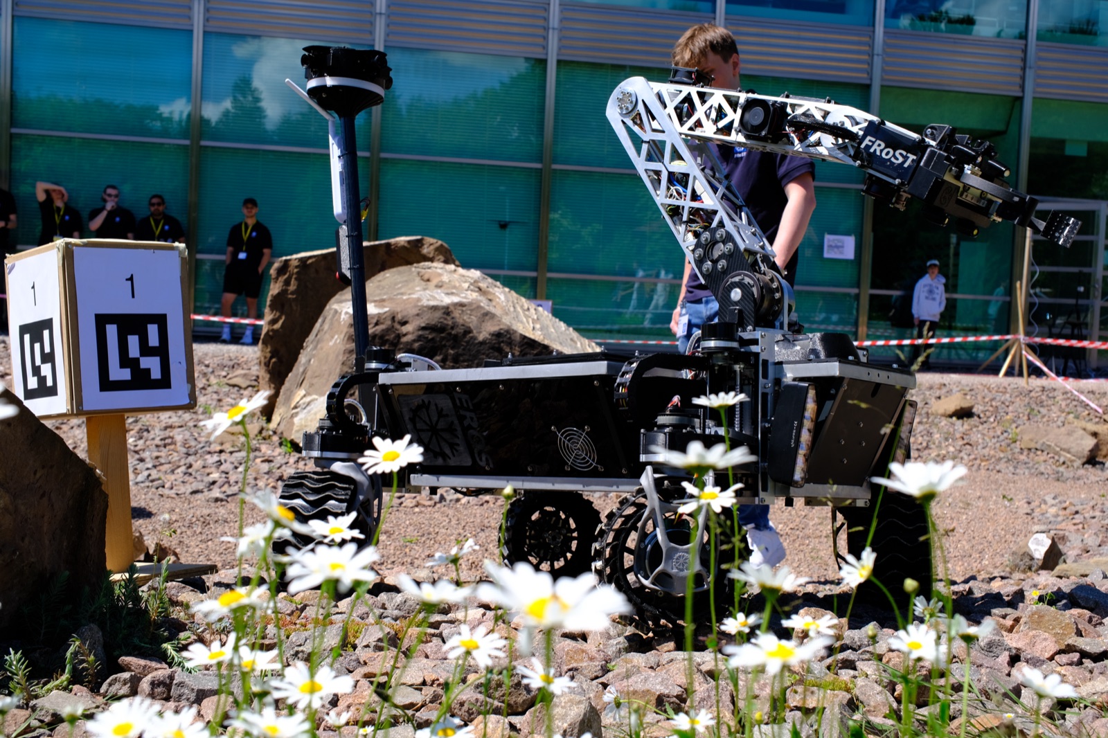 FRoST competitor rover from FH Frankfurt