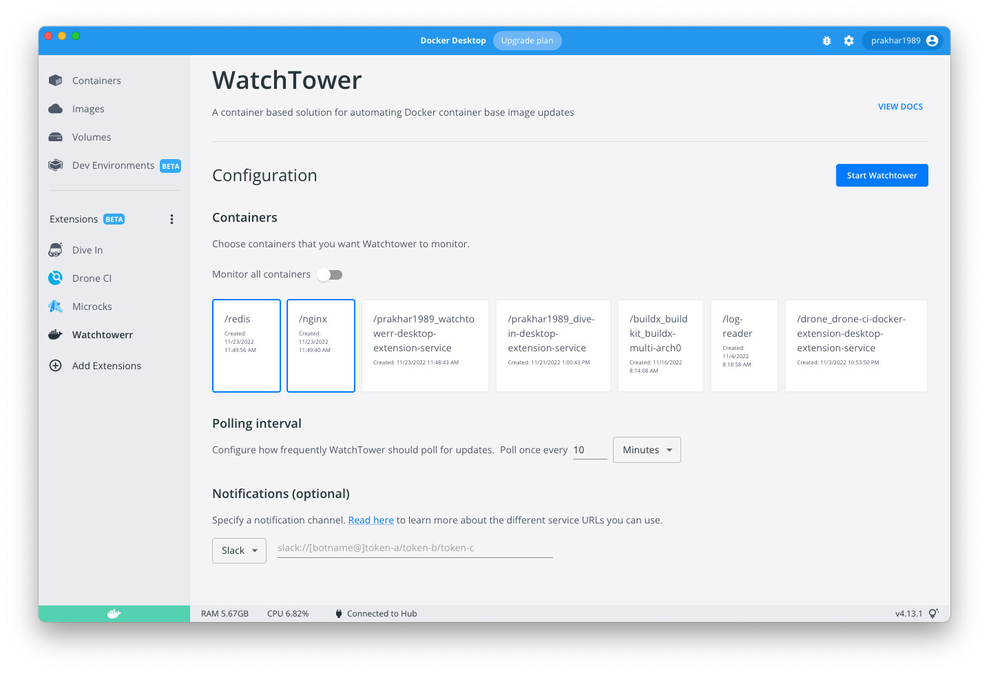 Watchtower auto-deployment